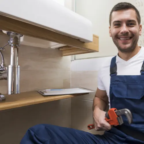 Completed plumbing, HVAC, or electrical project showcase